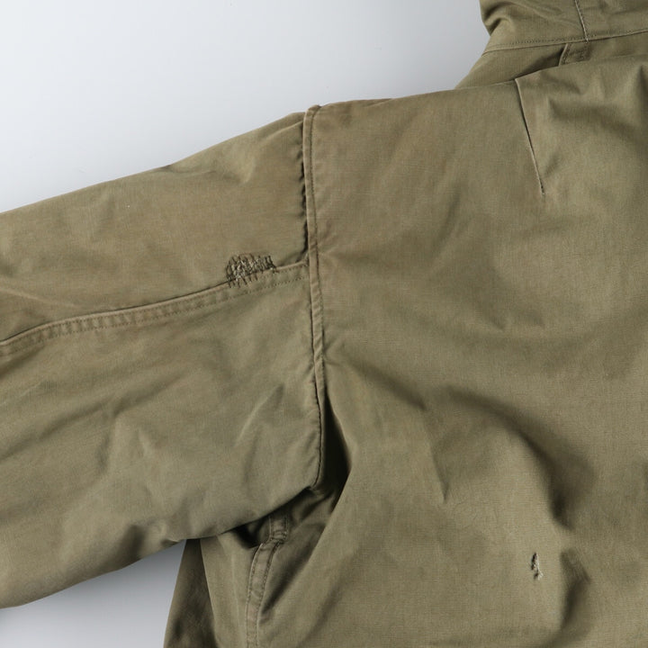 1940'S US military genuine M-47 field parka with liner, mod coat, made in USA, MEDIUM, men's M equivalent, vintage unclear Khaki type sage green Vintage Second Hand