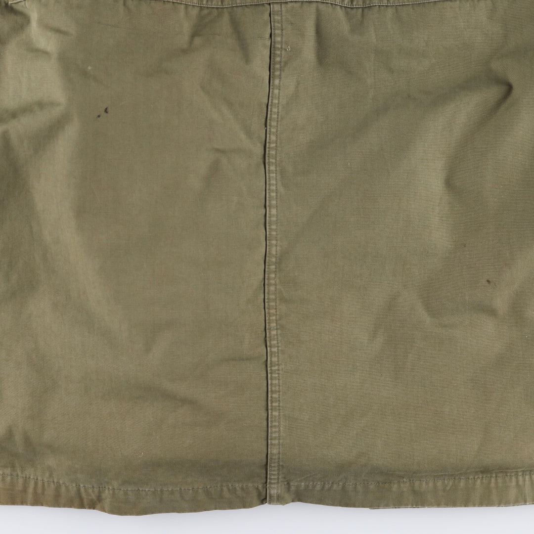1940'S US military genuine M-47 field parka with liner, mod coat, made in USA, MEDIUM, men's M equivalent, vintage unclear Khaki type sage green Vintage Second Hand