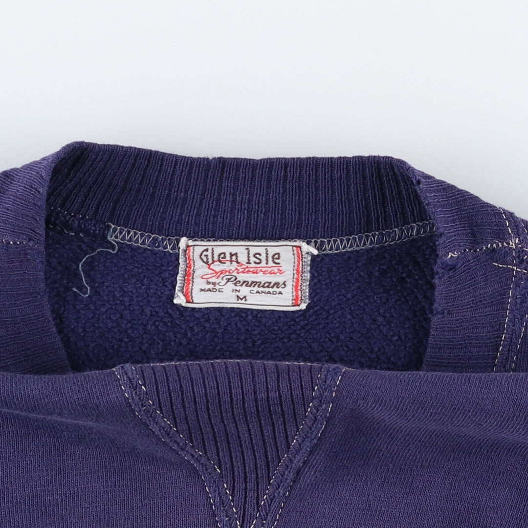 50'S Penmans college sweatshirt, made in Canada, men's size M, vintage /eva003279