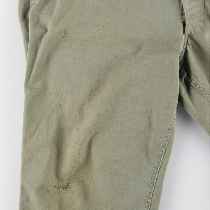 Big size 1940'S US Army genuine M-42 HBT military pants made in USA 40x31 equivalent to men's w40 /eva003292