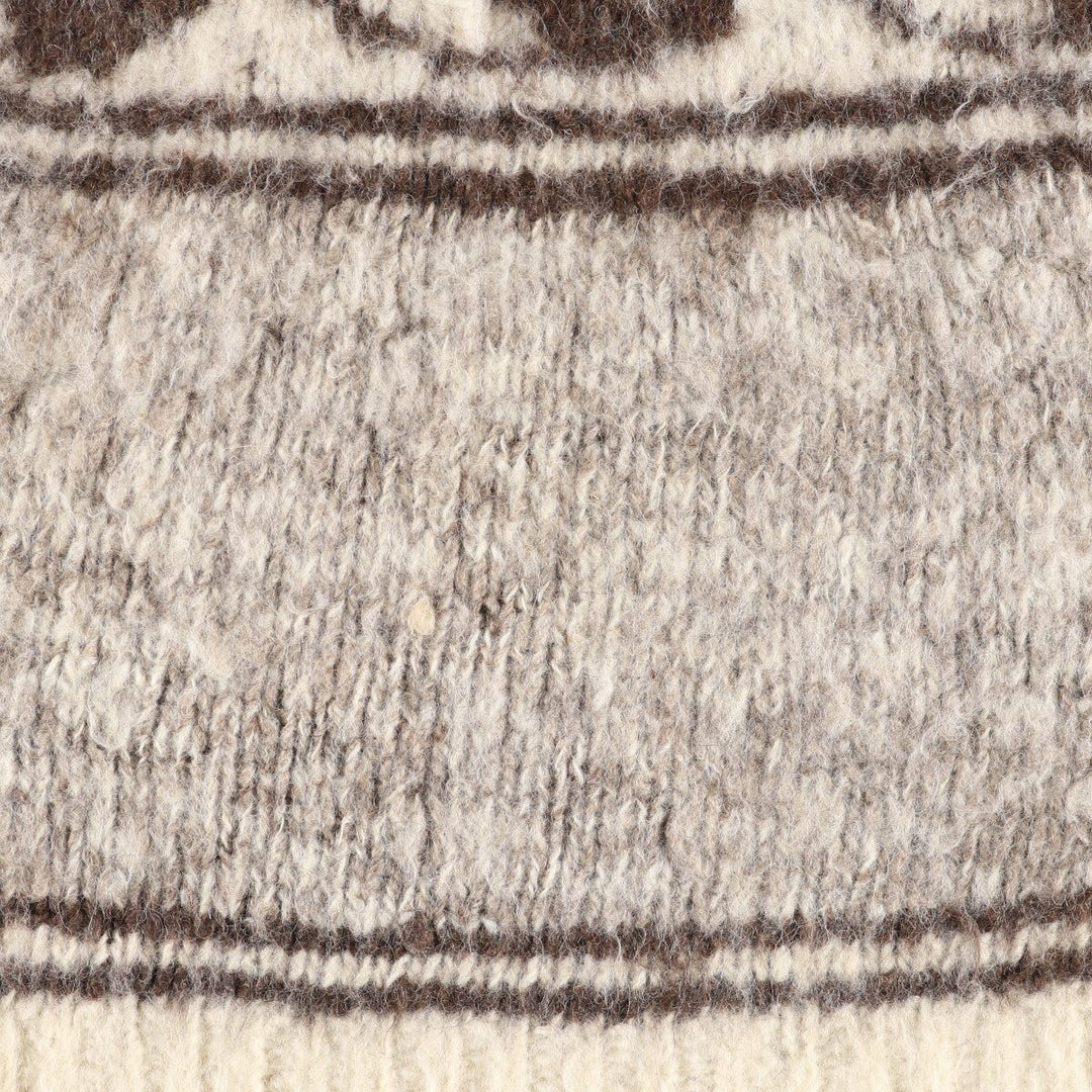 All-over Yin Yang Pattern wool knit sweater, men's XL size /eva003303