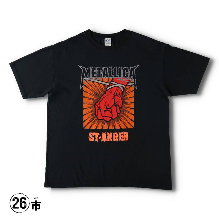 2000'S METALLICA ST.ANGER Madly in Anger with the World Tour Tour Band T-shirt, Men's XL equivalent. cotton black type Vintage Second Hand