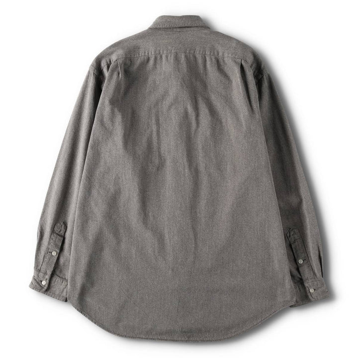Ralph Lauren POLO by Ralph Lauren WORKSHIRT Long-Sleeve Work Shirt, Men's Size L (approx.) cotton gray type Vintage Second Hand