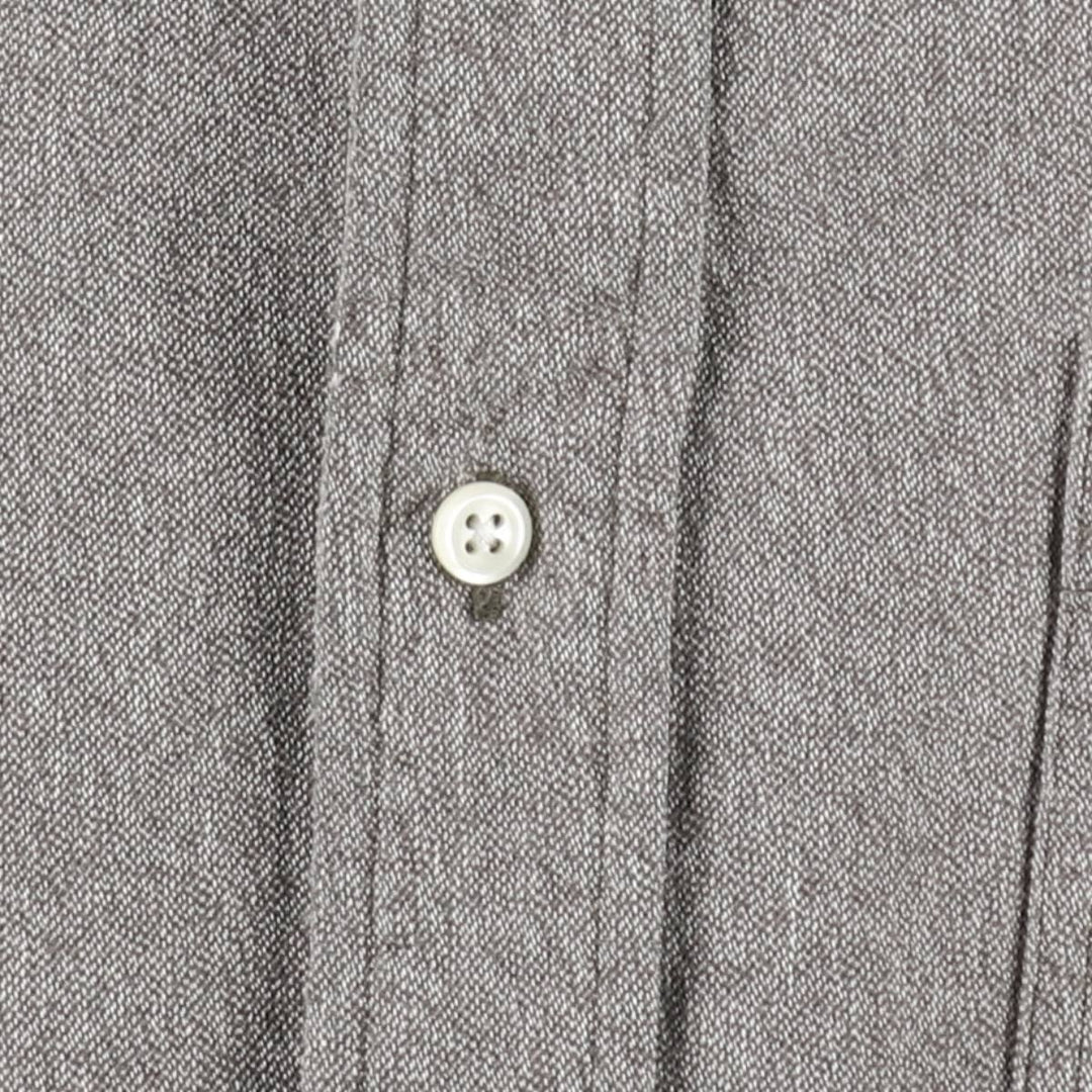 Ralph Lauren POLO by Ralph Lauren WORKSHIRT Long-Sleeve Work Shirt, Men's Size L (approx.) cotton gray type Vintage Second Hand