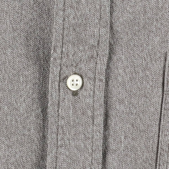 Ralph Lauren POLO by Ralph Lauren WORKSHIRT Long-Sleeve Work Shirt, Men's Size L (approx.) cotton gray type Vintage Second Hand
