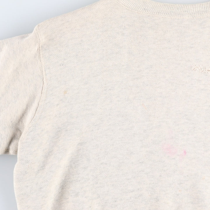 1950s-1960'S Sportswear Ohio Vintage College Sweatshirt, Men's Size M (approx.), Triple Print unclear Beige type Vintage Second Hand