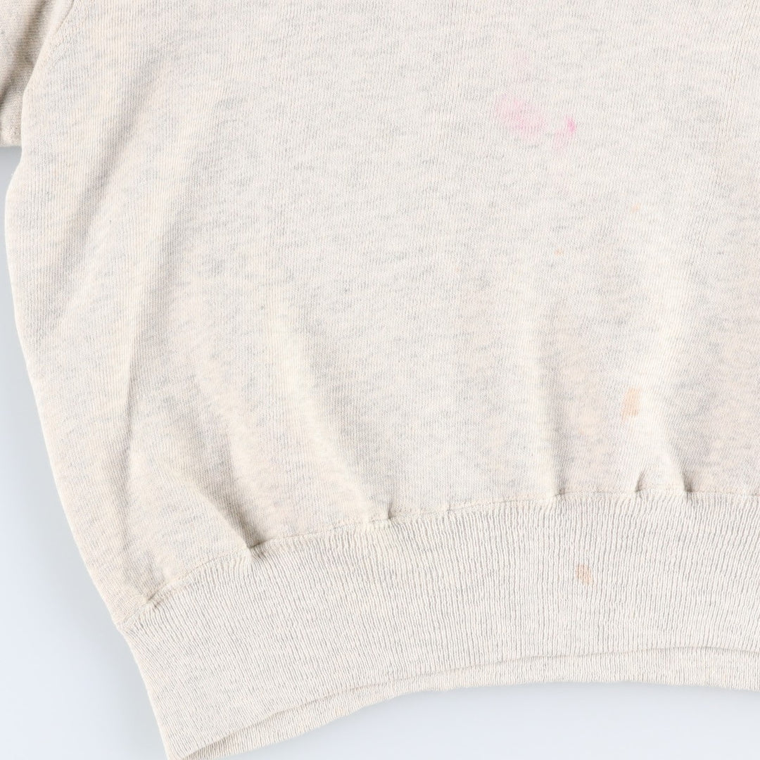 1950s-1960'S Sportswear Ohio Vintage College Sweatshirt, Men's Size M (approx.), Triple Print unclear Beige type Vintage Second Hand