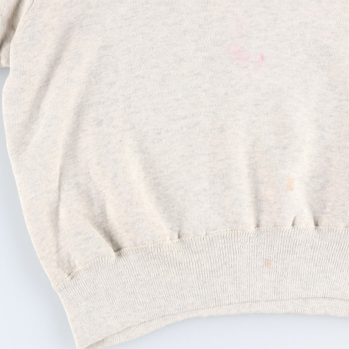 1950s-1960'S Sportswear Ohio Vintage College Sweatshirt, Men's Size M (approx.), Triple Print unclear Beige type Vintage Second Hand