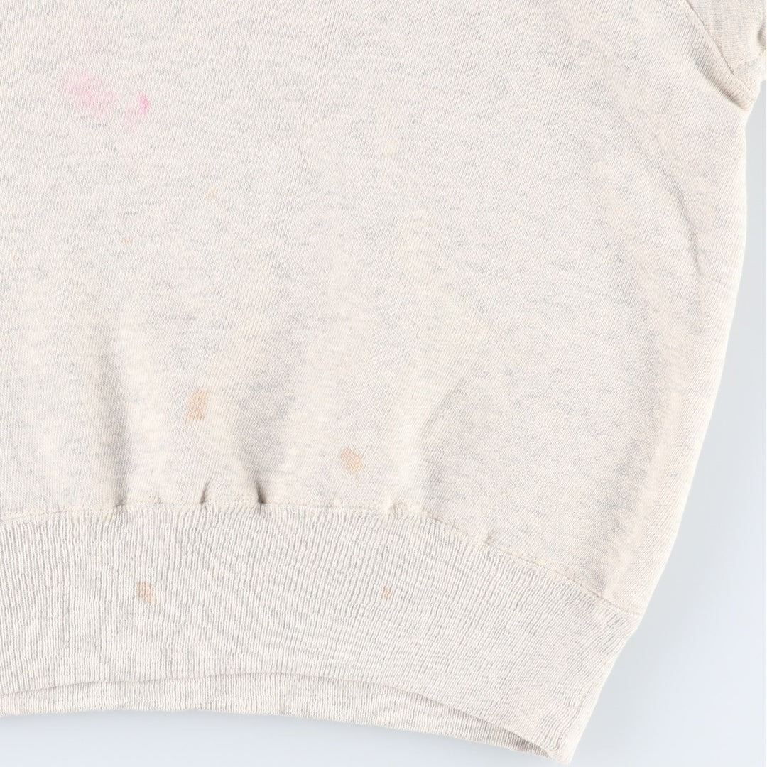 1950s-1960'S Sportswear Ohio Vintage College Sweatshirt, Men's Size M (approx.), Triple Print unclear Beige type Vintage Second Hand