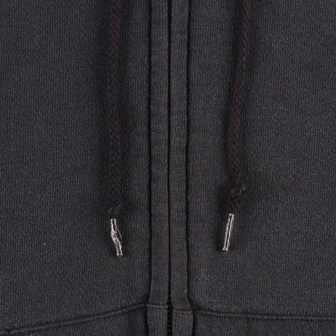 90'S Harley-Davidson Fire Pattern Full-Zip Sweatshirt Hoodie, Men's Size L (Equivalent), Vintage unclear black type Vintage Second Hand