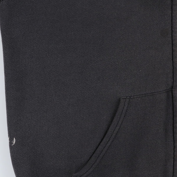 90'S Harley-Davidson Fire Pattern Full-Zip Sweatshirt Hoodie, Men's Size L (Equivalent), Vintage unclear black type Vintage Second Hand