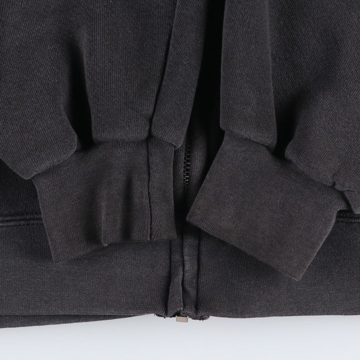90'S Harley-Davidson Fire Pattern Full-Zip Sweatshirt Hoodie, Men's Size L (Equivalent), Vintage unclear black type Vintage Second Hand