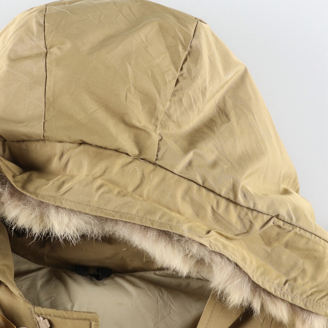 70'S WOOLRICH White Tag Arctic Parka Goose Down Parka Men's L Size Vintage cotton Beige type Vintage Second Hand