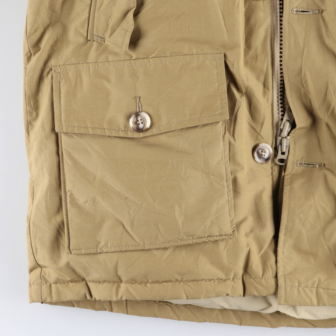 70'S WOOLRICH White Tag Arctic Parka Goose Down Parka Men's L Size Vintage cotton Beige type Vintage Second Hand