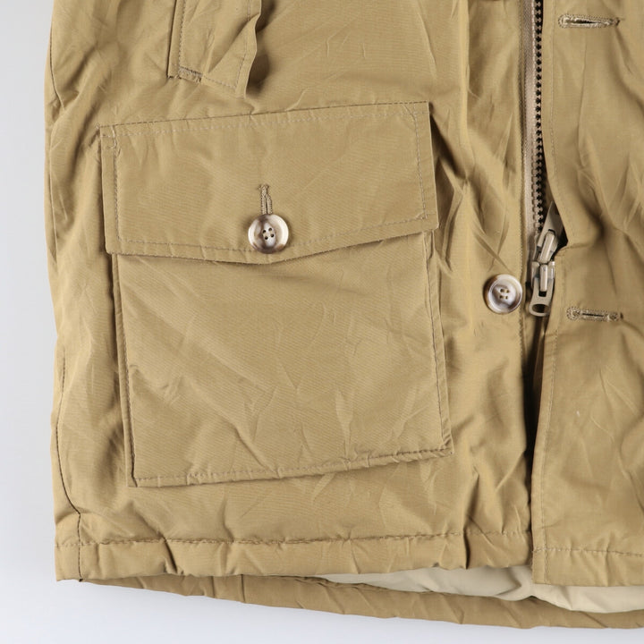 70'S WOOLRICH White Tag Arctic Parka Goose Down Parka Men's L Size Vintage cotton Beige type Vintage Second Hand