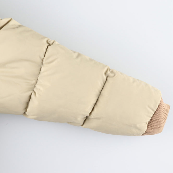 70'S WOOLRICH White Tag Arctic Parka Goose Down Parka Men's L Size Vintage cotton Beige type Vintage Second Hand