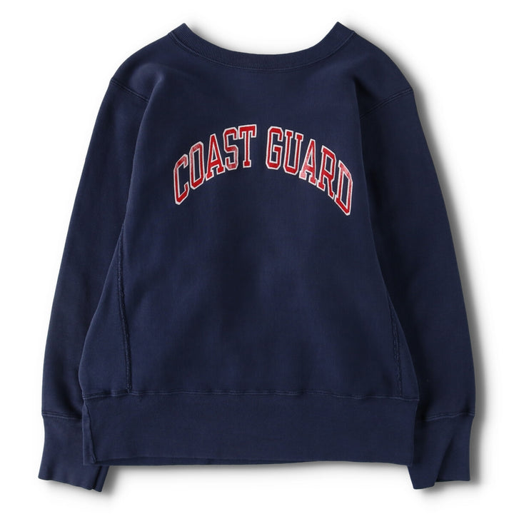 80'S Champion Reverse Weave Tricot Tag COAST GUARD Logo Sweatshirt Trainer Made in USA Men's S /eva003421