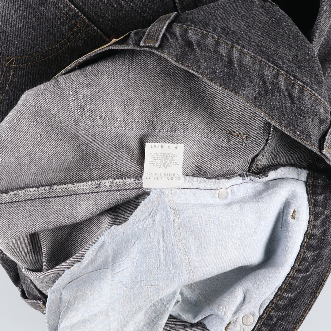 90'S Levi's 517 Black Denim Bootcut Denim Pants Made in USA Men's W34 Vintage /eva003447