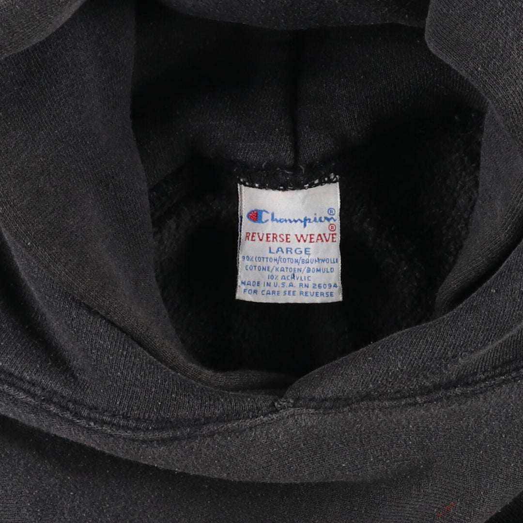 90'S Champion Reverse Weave Embroidered Tag Sweatshirt Pullover Hoodie Made in USA Men's L Size Vintage /eva003473