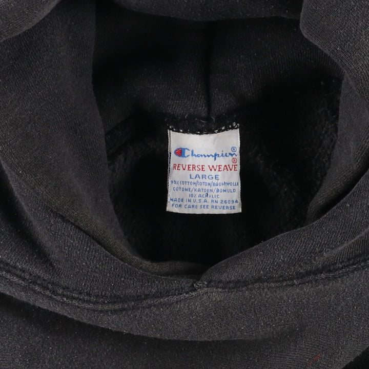 90'S Champion Reverse Weave Embroidered Tag Sweatshirt Pullover Hoodie Made in USA Men's L Size Vintage /eva003473