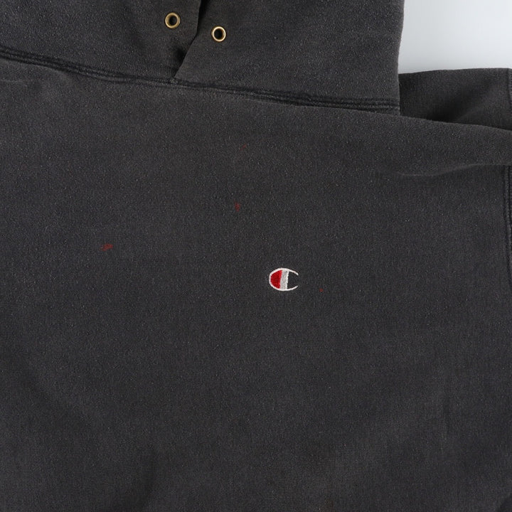 90'S Champion Reverse Weave Embroidered Tag Sweatshirt Pullover Hoodie Made in USA Men's L Size Vintage /eva003473