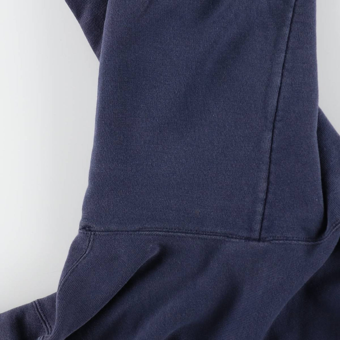 80'S Champion Reverse Weave Tricot Tag Sweat Full Zip Hoodie Made in USA Men's M Vintage cotton navy blue type Vintage Second Hand
