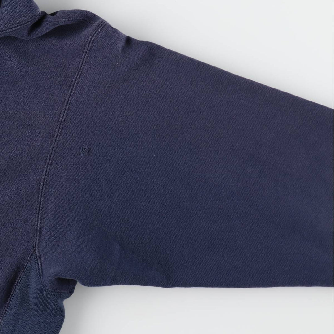 80'S Champion Reverse Weave Tricot Tag Sweat Full Zip Hoodie Made in USA Men's M Vintage cotton navy blue type Vintage Second Hand