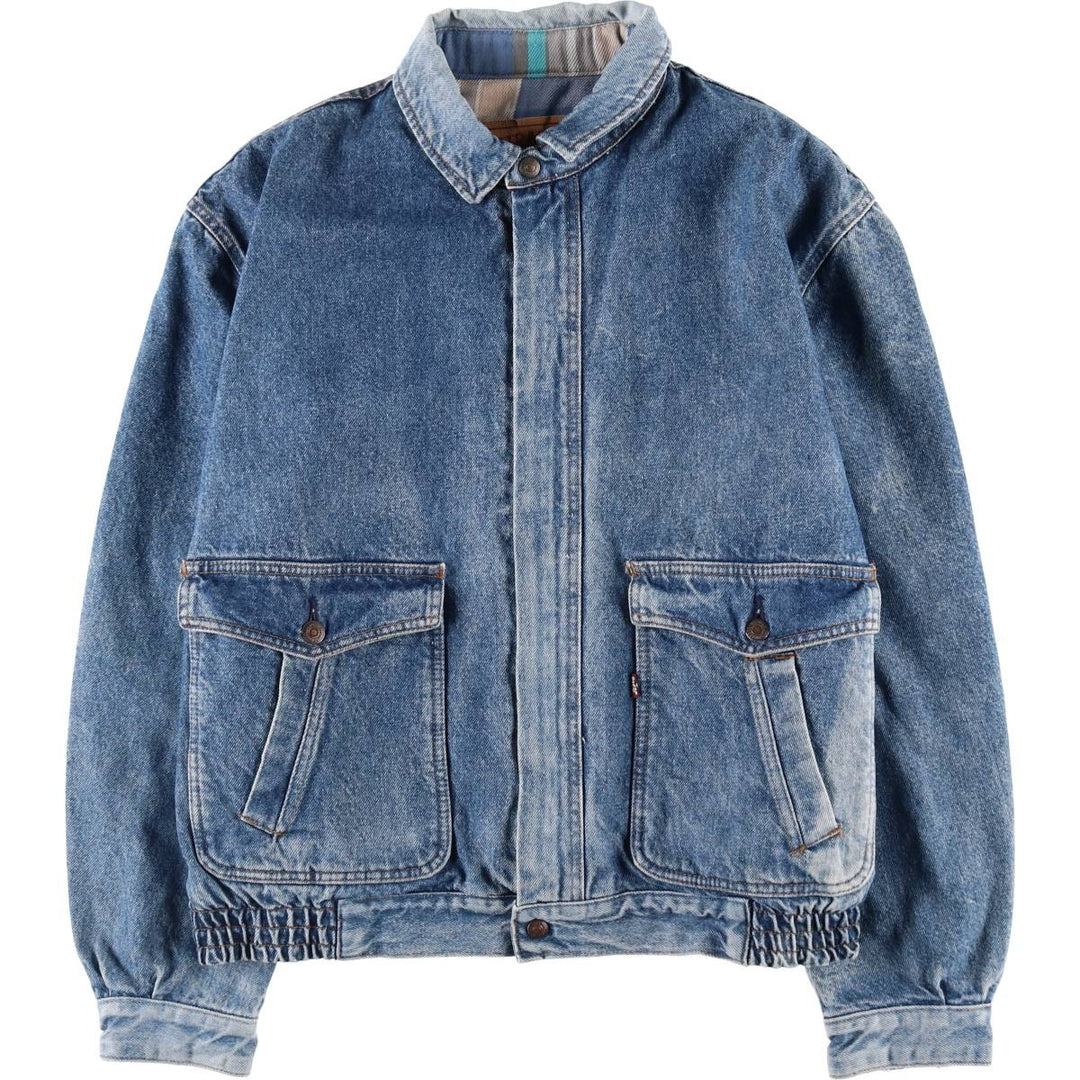 90'S Levi's 75069-0214 Oversized Patch Denim Jacket Men's Size L Vintage /eva003481