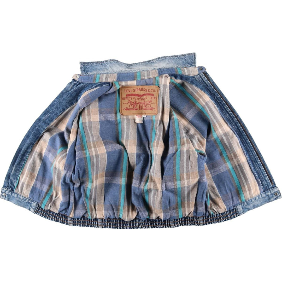 90'S Levi's 75069-0214 Oversized Patch Denim Jacket Men's Size L Vintage /eva003481