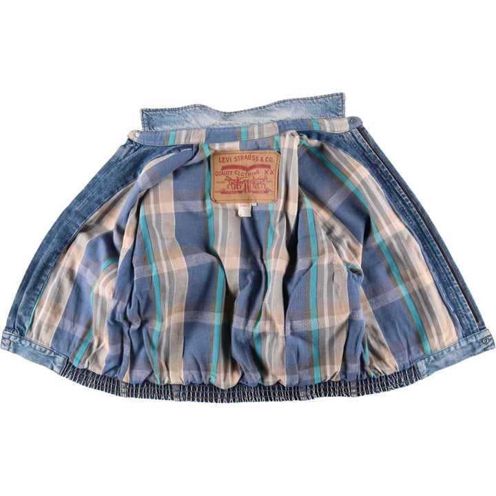 90'S Levi's 75069-0214 Oversized Patch Denim Jacket Men's Size L Vintage /eva003481