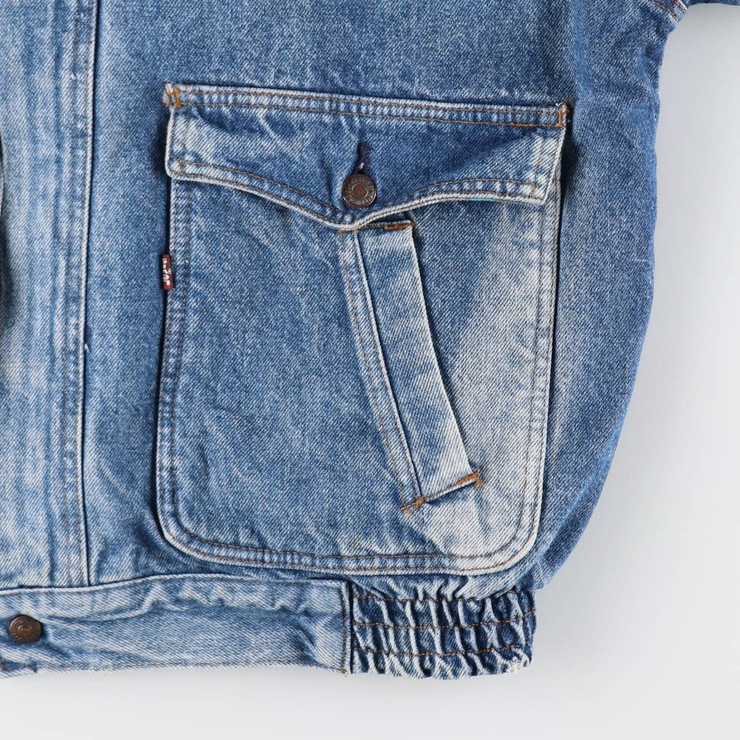 90'S Levi's 75069-0214 Oversized Patch Denim Jacket Men's Size L Vintage /eva003481