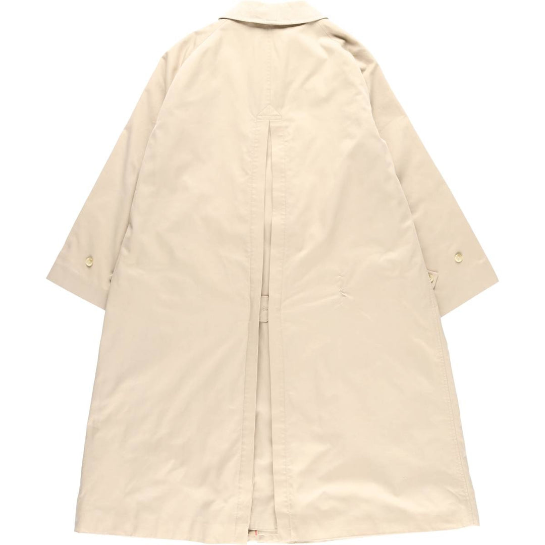 Burberry's Balmacaan Coat, Made in England, Women's Size L cotton Beige type Vintage Second Hand