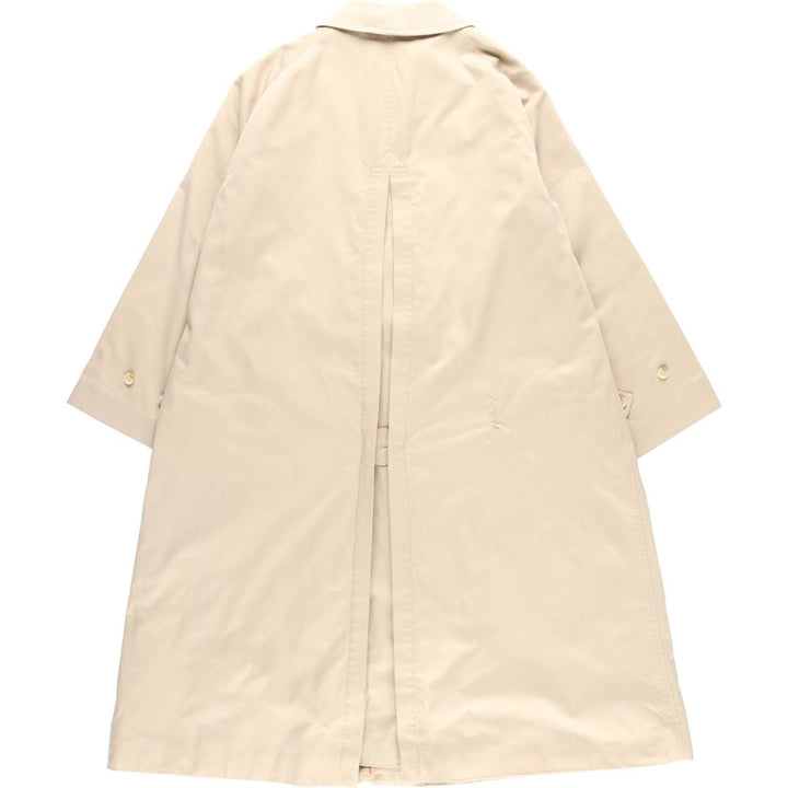 Burberry's Balmacaan Coat, Made in England, Women's Size L cotton Beige type Vintage Second Hand