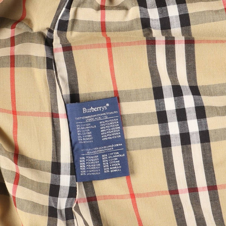 Burberry's Balmacaan Coat, Made in England, Women's Size L cotton Beige type Vintage Second Hand