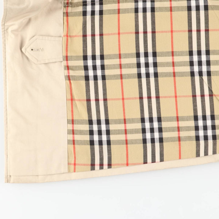 Burberry's Balmacaan Coat, Made in England, Women's Size L cotton Beige type Vintage Second Hand