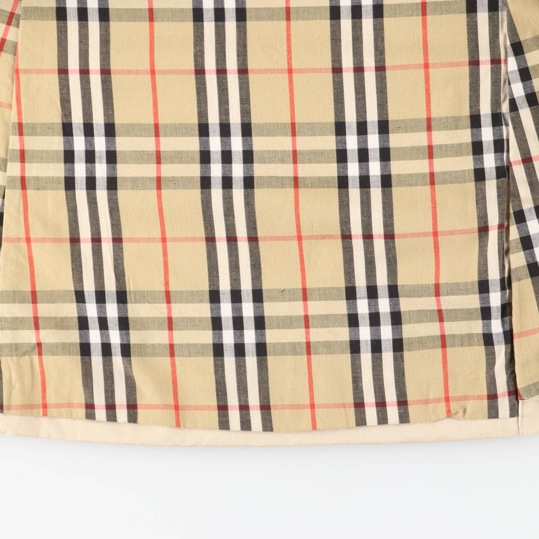 Burberry's Balmacaan Coat, Made in England, Women's Size L cotton Beige type Vintage Second Hand