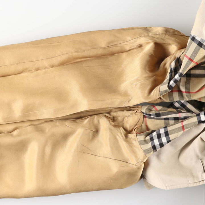 Burberry's Balmacaan Coat, Made in England, Women's Size L cotton Beige type Vintage Second Hand