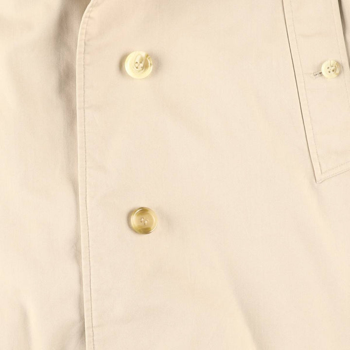 Burberry's Balmacaan Coat, Made in England, Women's Size L cotton Beige type Vintage Second Hand