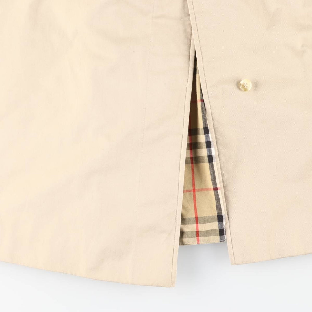 Burberry's Balmacaan Coat, Made in England, Women's Size L cotton Beige type Vintage Second Hand