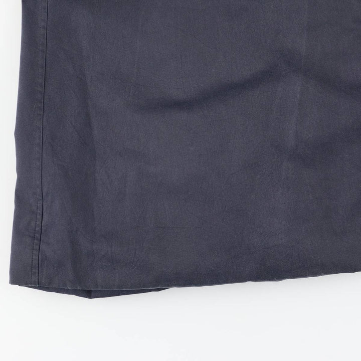 Burberry's Balmacaan Coat, Made in England, Women's Size XL cotton navy blue type Vintage Second Hand
