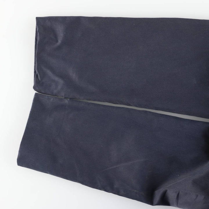 Burberry's Balmacaan Coat, Made in England, Women's Size XL cotton navy blue type Vintage Second Hand