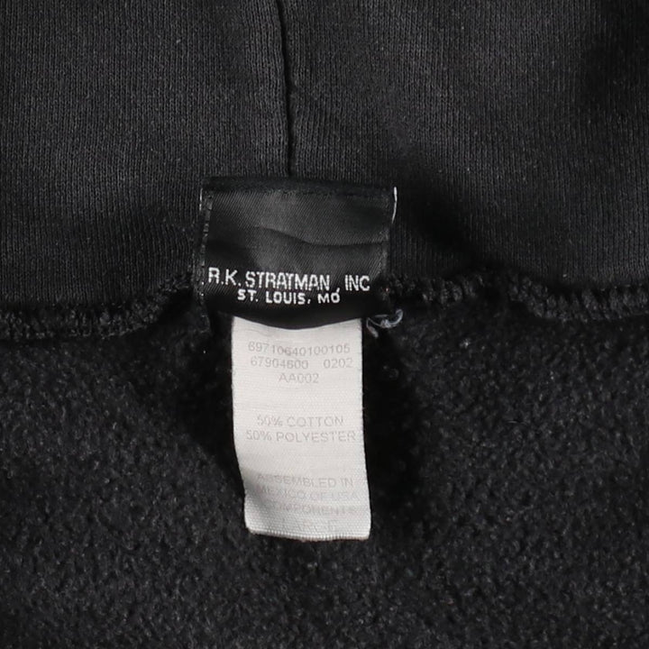 2000'S Harley-Davidson Fire Pattern Full-Zip Sweatshirt Hoodie (Men's Size L) cotton black type Vintage Second Hand