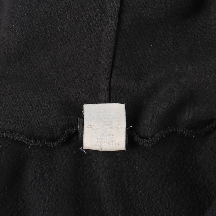 2000'S Harley-Davidson Fire Pattern Full-Zip Sweatshirt Hoodie, Men's Size XL (approx.) cotton black type Vintage Second Hand