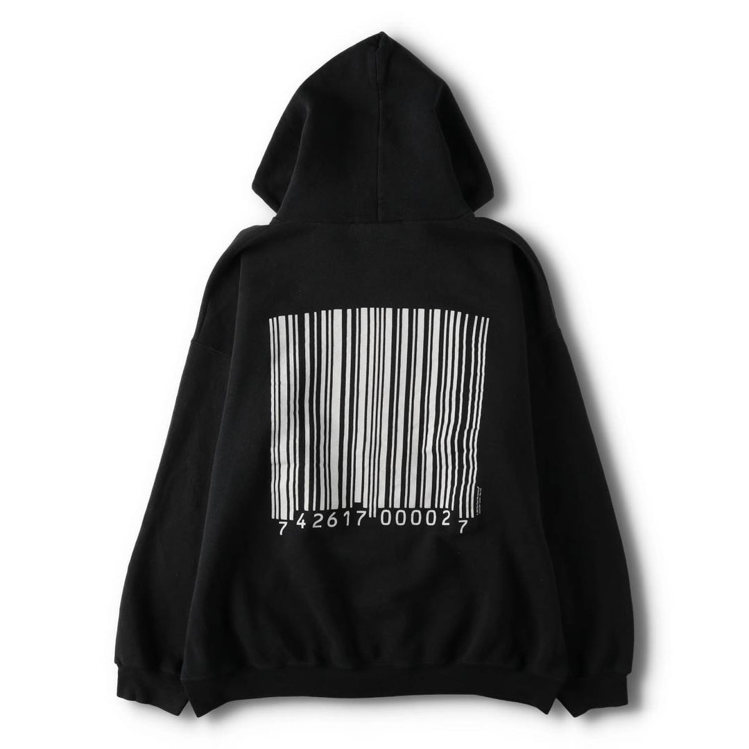 90'S TULTEX SLIPKNOT Cut-off Band Sweatshirt Pullover Hoodie, Men's XL (approx.) cotton black type Vintage Second Hand