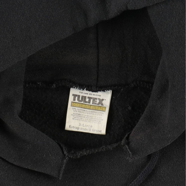 90'S TULTEX SLIPKNOT Cut-off Band Sweatshirt Pullover Hoodie, Men's XL (approx.) cotton black type Vintage Second Hand