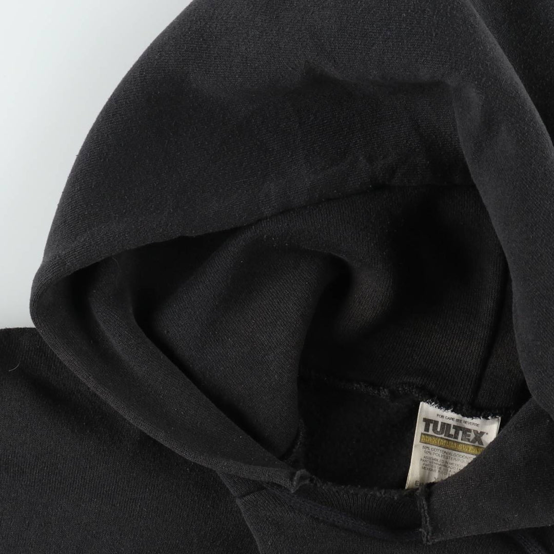 90'S TULTEX SLIPKNOT Cut-off Band Sweatshirt Pullover Hoodie, Men's XL (approx.) cotton black type Vintage Second Hand