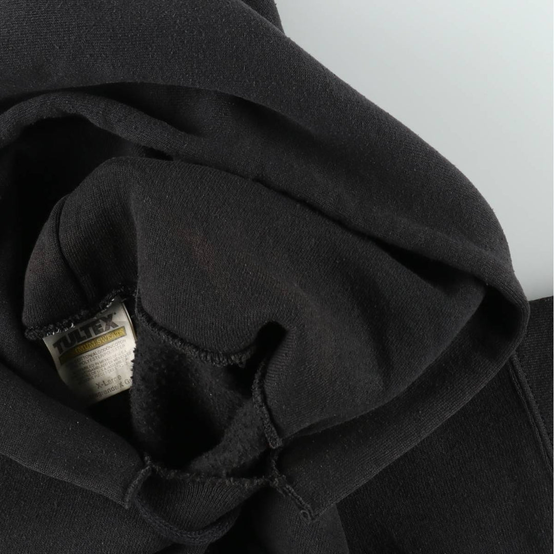 90'S TULTEX SLIPKNOT Cut-off Band Sweatshirt Pullover Hoodie, Men's XL (approx.) cotton black type Vintage Second Hand