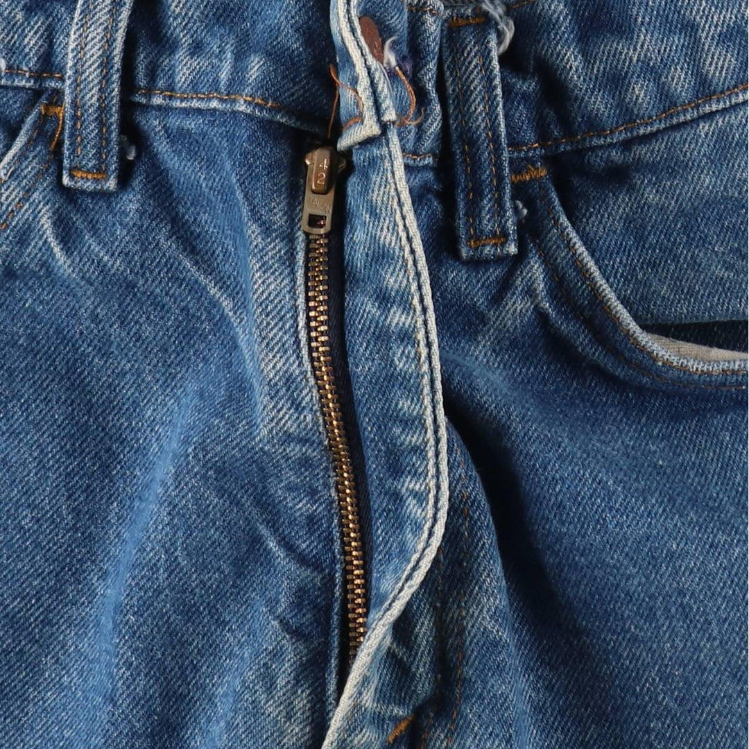70s-80'S Levi's 646-0217 Orange Tab Bell-Bottom Denim Pants, Men's W30 (approx.), Vintage unclear blue type Vintage Second Hand