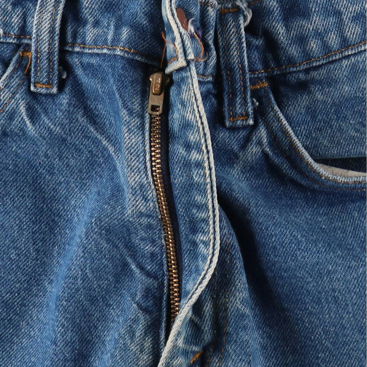 70s-80'S Levi's 646-0217 Orange Tab Bell-Bottom Denim Pants, Men's W30 (approx.), Vintage unclear blue type Vintage Second Hand