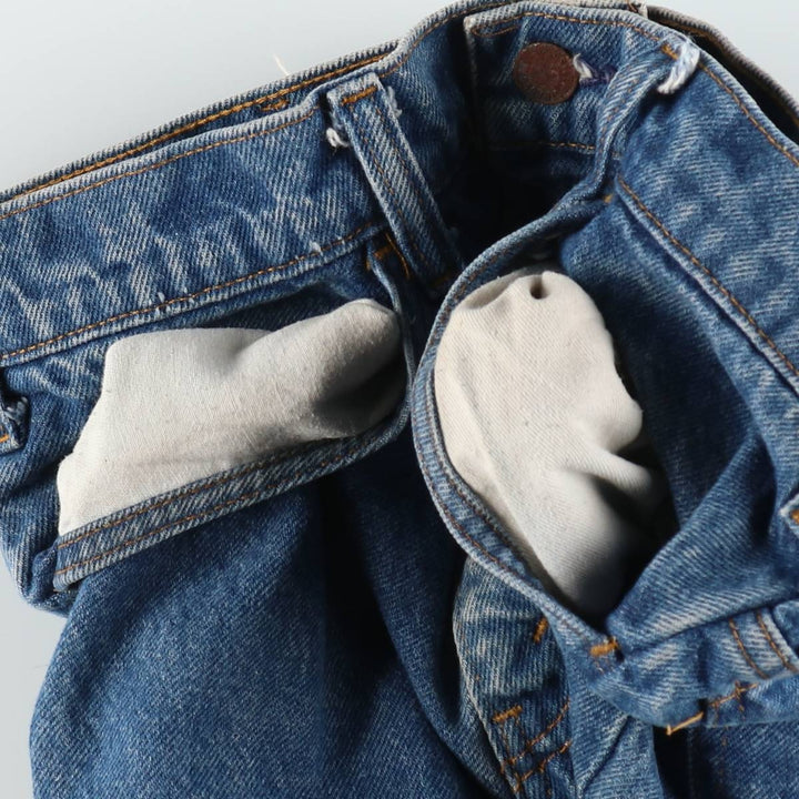 70s-80'S Levi's 646-0217 Orange Tab Bell-Bottom Denim Pants, Men's W30 (approx.), Vintage unclear blue type Vintage Second Hand